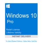Windows 10 Pro Retail Key Online Activation for 1 PC